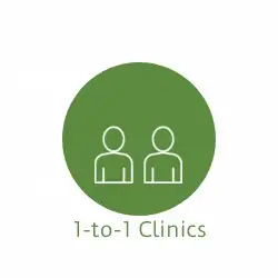 Click here to learn more about 1-to-1 clinics